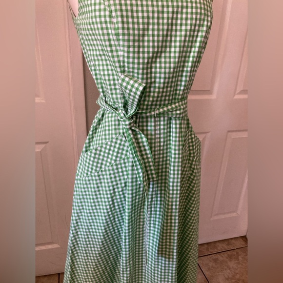 TOMMY Hilfiger Cotton Gingham fit & flare dress size 4 - Picture 7 of 12